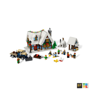 Lego 10229 Winter Village Cottage Christmas House Boat Cat Owl Snow